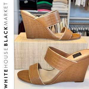 White House Black Market Brown Sandals